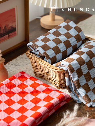 Corduroy Fabric Span Medium Golden 8W Corduroy Fabric Check Wide Width Winter Fabric Checkerholic 2 types