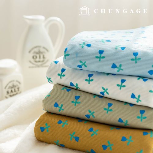 Corduroy Fabric Span 16W Corduroy Fabric Flower Wide Width Winter Fabric 4 types