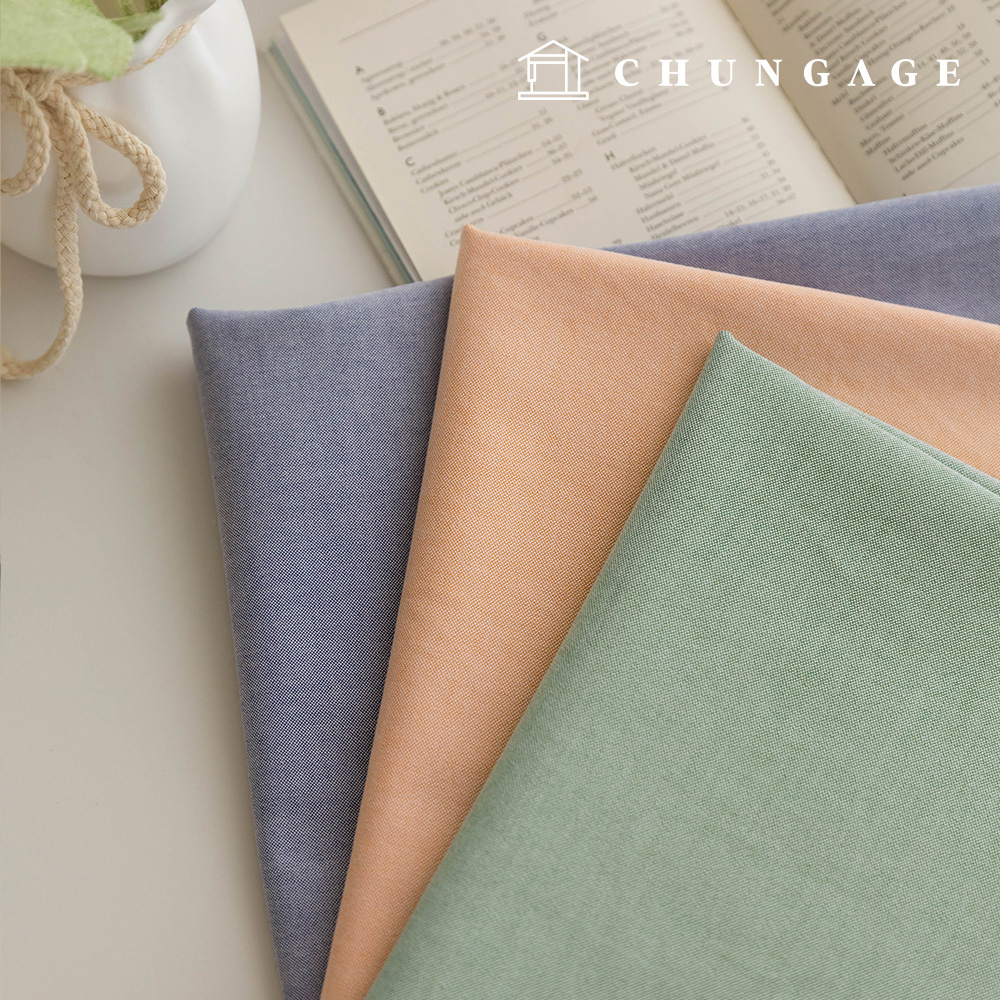 Plain Fabric Caroline 3 types of pre-dyed cotton fabric