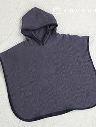 Clothing Patterns Infant Bathrobe Clothing Making Poncho Style Patterns P1659