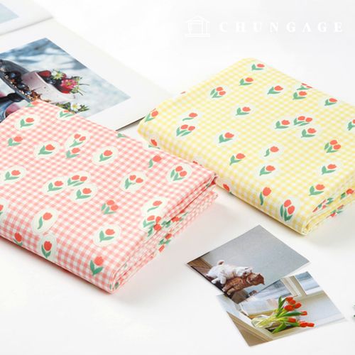 Eco-friendly antibacterial and anti-inflammatory fabric E-DTP cotton 20 count picnic tulip 2 types