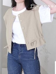 Clothing Pattern Women's Vest Simple Vest Clothing Making Clothing Pattern P1534