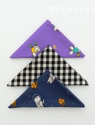 Fabric package animal scrap fabric Check cotton Black Doll puppy clothes making scrap fabric 3 types 102