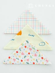 Fabric package Check Flower scrap fabric flower pattern cotton cloud piece fabric 3 types 140