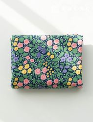 Cotton fabric 30 count high density flower pattern Flower Fabric Lily Belly