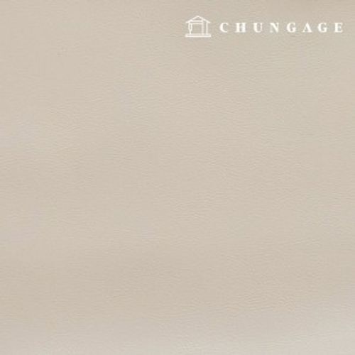 Artificial leather fabric Plain leather material Eco-friendly synthetic leather Waterproof cloth Simple leather Light Beige Hanma