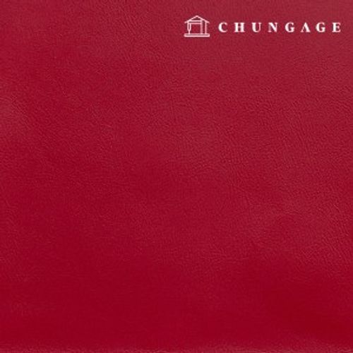 Artificial leather fabric Plain leather material Eco-friendly synthetic leather Waterproof cloth Simple leather Deep red Hanma