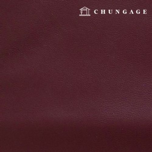 Artificial leather fabric Plain leather material Eco-friendly synthetic leather Waterproof cloth Simple leather Deep burgundy Hanma