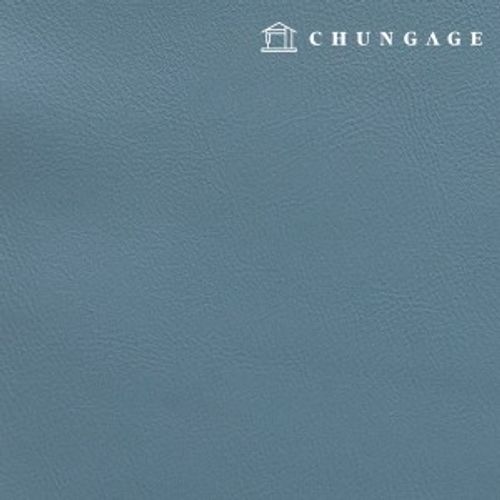 Artificial leather fabric Plain leather material Eco-friendly synthetic leather Waterproof cloth Simple leather Modern blue Hanma