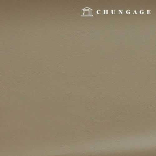 Artificial leather fabric Plain leather material Eco-friendly synthetic leather Waterproof cloth Simple leather Taupe beige Hanma