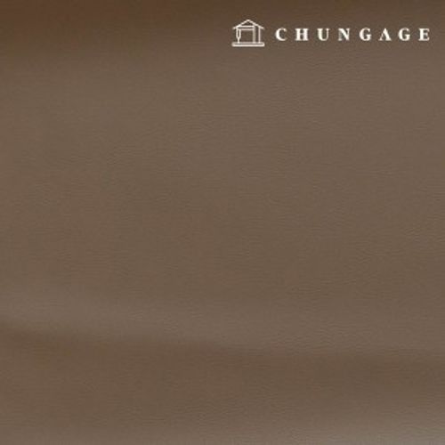 Artificial leather fabric Plain leather material Eco-friendly synthetic leather Waterproof cloth Simple leather Milk cocoa Hanma