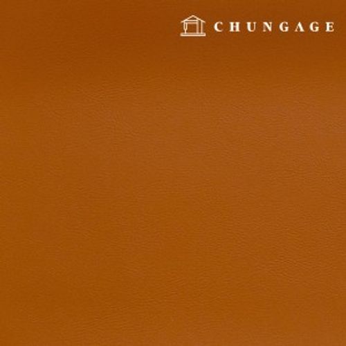 Artificial leather fabric Plain leather material Eco-friendly synthetic leather Waterproof cloth Simple leather Orange Brown Hanma