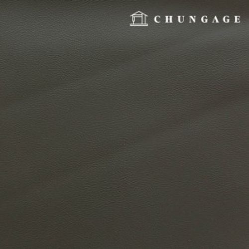 Artificial leather fabric, plain leather material, eco-friendly synthetic leather, waterproof cloth, simple leather, dark gray, Hanma