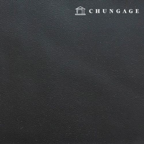 Artificial leather fabric Plain leather material Eco-friendly synthetic leather Waterproof cloth Simple leather Black Hanma