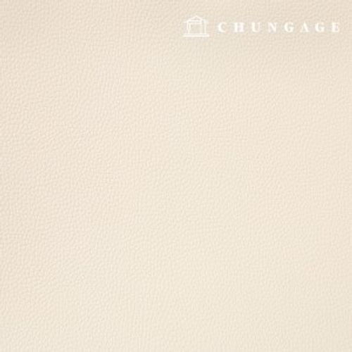 Artificial leather fabric, embossed leather material, eco-friendly synthetic leather, waterproof fabric, off-leather, Ivory, Hanma