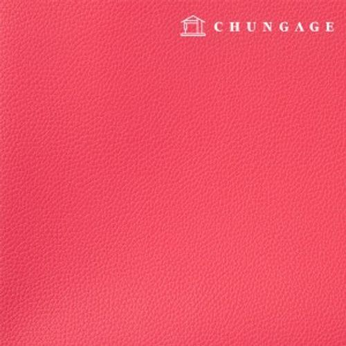Artificial leather fabric, embossed leather material, eco-friendly synthetic leather, waterproof fabric, off-leather, hot pink, Hanma