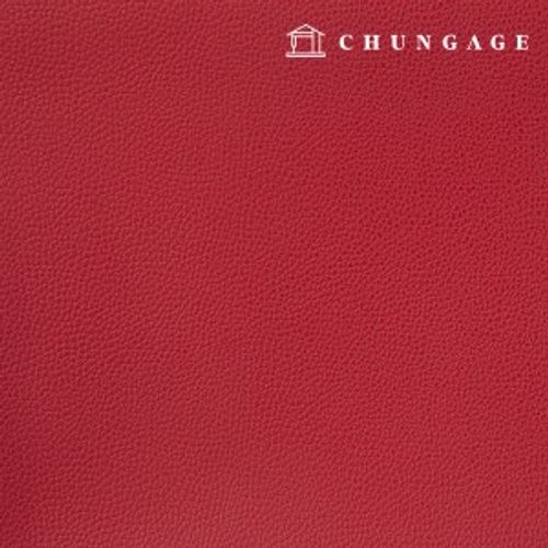 Artificial leather fabric, embossed leather material, eco-friendly synthetic leather, waterproof fabric, off-leather, Deep red, Hanma