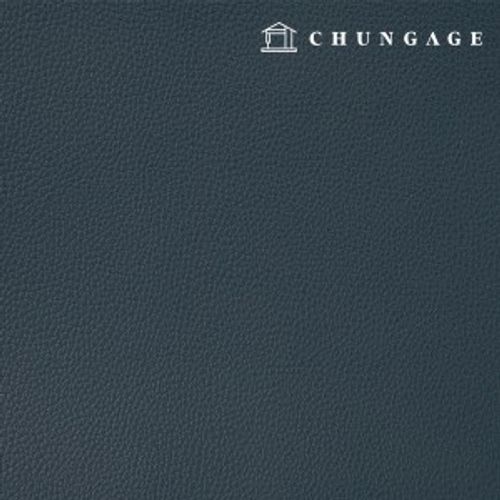 Artificial leather fabric, embossed leather material, eco-friendly synthetic leather, waterproof fabric, off-leather Deep Blue, Hanma