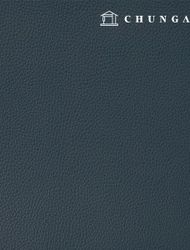 Artificial leather fabric, embossed leather material, eco-friendly synthetic leather, waterproof fabric, off-leather Deep Blue, Hanma