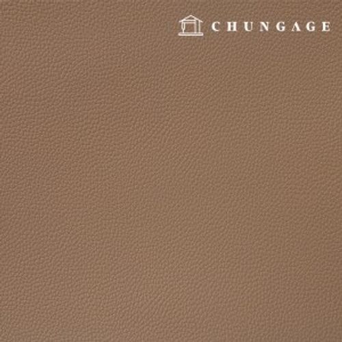 Artificial leather fabric, embossed leather material, eco-friendly synthetic leather, waterproof fabric, off-leather, sand beige, Hanma