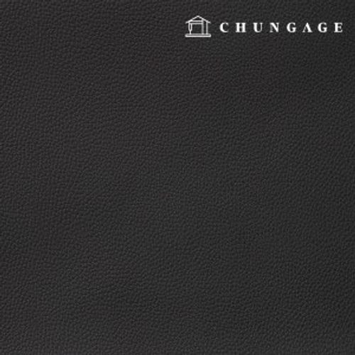 Artificial leather fabric, embossed leather material, eco-friendly synthetic leather, waterproof fabric, off-leather, Black Hanma