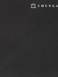Artificial leather fabric, embossed leather material, eco-friendly synthetic leather, waterproof fabric, off-leather, Black Hanma