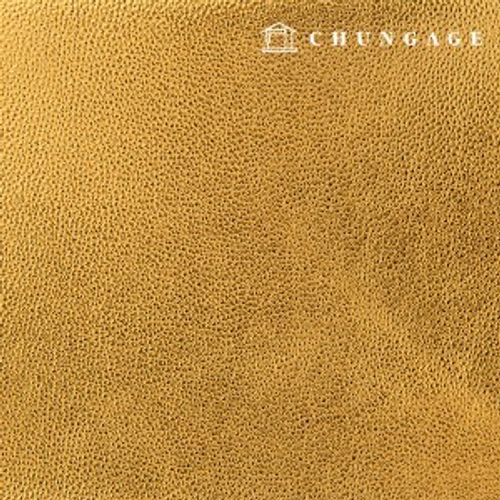 Artificial leather fabric, embossed leather material, eco-friendly synthetic leather, waterproof cloth, off-leather, glossy gold, Hanma