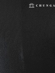 Artificial leather fabric, embossed leather material, eco-friendly synthetic leather, waterproof fabric, off-leather, glossy black, Hanma
