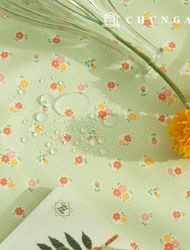 Waterproof Cloth Floral Flower Laminate Waterproof Fabric TPU Petit Sole