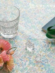 Waterproof Cloth Floral Flower Laminate Waterproof Fabric TPU Flamme