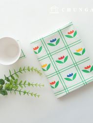 Waterproof Cloth Check Floral Flower Laminate Waterproof Fabric TPU Maison Tulip