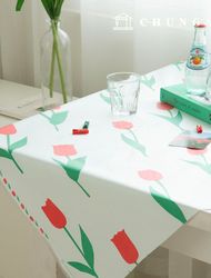 Waterproof Cloth Floral Flower Laminate Waterproof Fabric TPU More Tulip