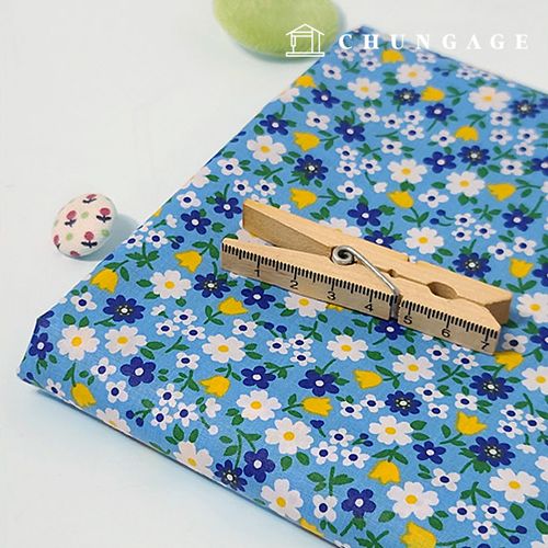 Cotton Blended Fabric Flower Pattern Fabric Petite Flower