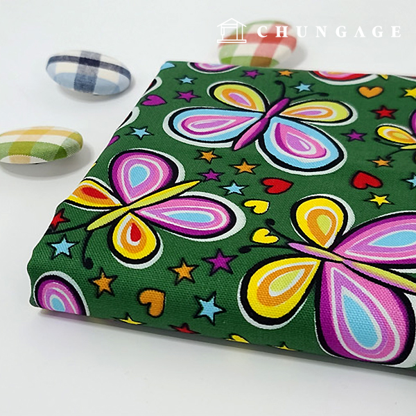 cotton oxford fabric 20 count butterfly Fabric butterfly