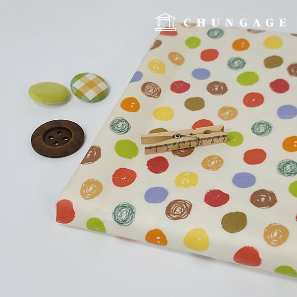 Waterproof Cloth Oxford Fabric Dot Fabric Laminate 20 count Crayon Dot