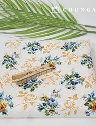 cotton oxford fabric flower pattern flower fabric thorn rose