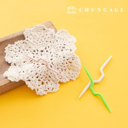 Knitting Twiddle Needles Braided Needles Bow Type Straight Twiddle Needle Set