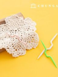 Knitting Twiddle Needles Braided Needles Bow Type Straight Twiddle Needle Set