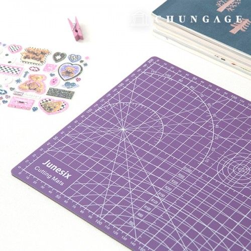 Color cutting mat A4 cutting desk mat cutting board Pad Purple