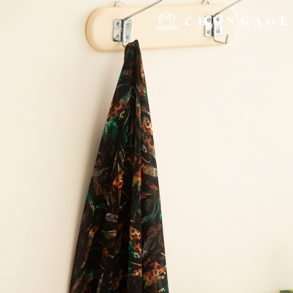 Chiffon Fabric DTP Wide Width Chiffon Paisley Poly Fabric 36 Amazones