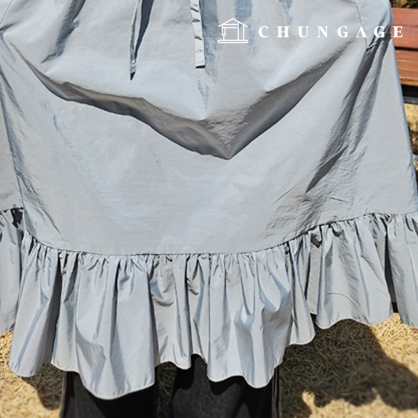Nylon Fabric Washing Wide Width Glow Silver