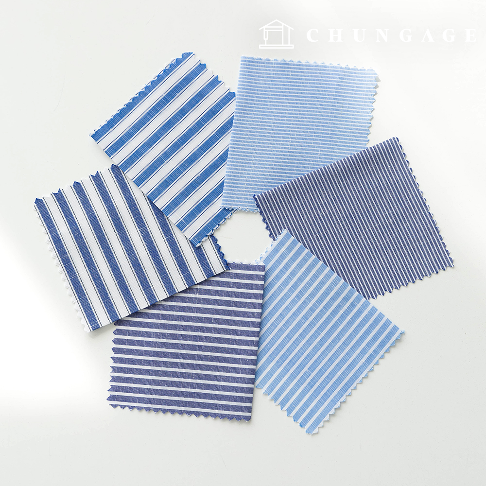 Striped Fabric Custom White Shirt Fabric Linen Suit Clothing Fabric L1 07