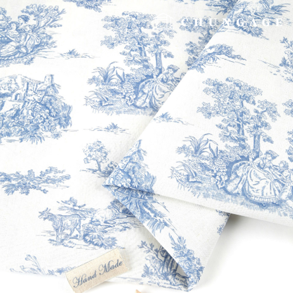 Linen fabric 11 count E-DTP Eco-friendly Wide Width ML1790 Blois Chateau