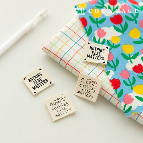 Cotton Label Double-Sided 5Piece Nothing Else Metal KL089