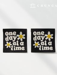 Cotton Label Double-Sided Woven Label One-Day 2-Pack