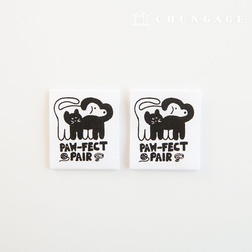 Cotton Label Double-sided Label Perfect 2 Pack
