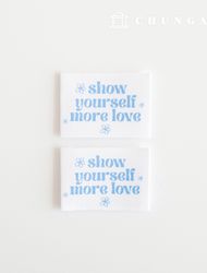 Cotton Label Double-sided Label More Love 2 Pack