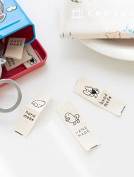 Insert Label Cotton Label Handmade Animal Three Musketeers Set