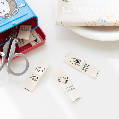 Insert Label Cotton Label Handmade Animal Three Musketeers Set