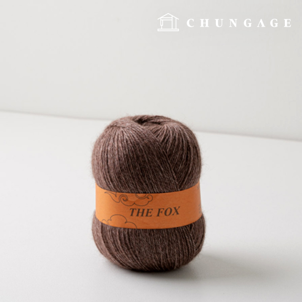 Fox raccoon bean silk nanyang mosa Winter knitting yarn 34Color